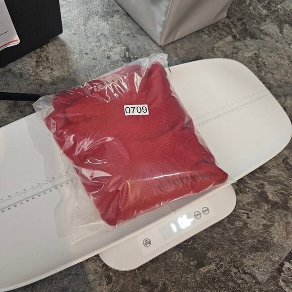 Athleta Cherry Red Alpine Turtleneck Merino Wool Cashmere Blend Sweater Size S - Picture 7 of 7